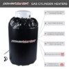 Image 2 : Powerblanket GCW100 Insulated Gas Cylinder Warmer Designed for 100 Pound Tank - Propane Tank Heater