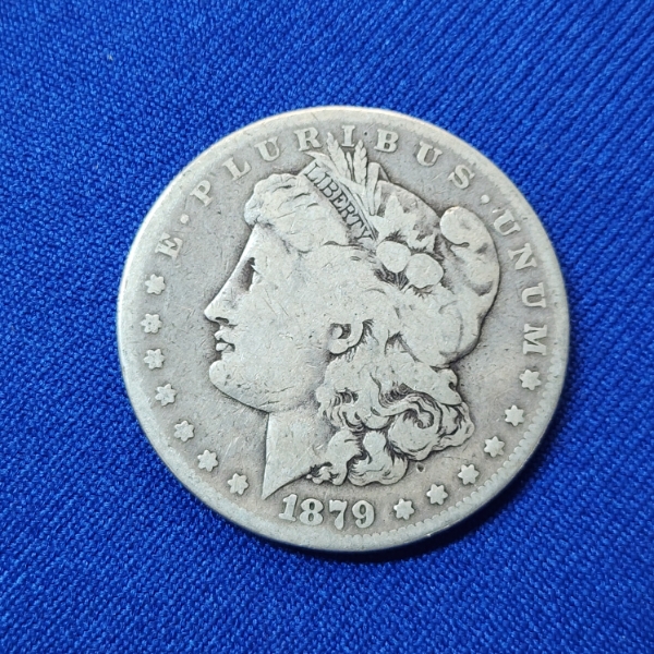 1879-S Silver Morgan Dollar - 90% Silver U.S. Coin