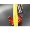 Image 6 : Degenhart Glass Hen on Nest - Orangish/Red color - ~2 inches 