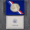 Image 1 : 1986-P US Ellis Island Statue of Liberty Commemorative 90% Silver Uncirculated Dollar in OG Box