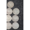 Image 5 : (10) Assorted Years 90% Silver Walking Liberty Half Dollars Face Value: $5