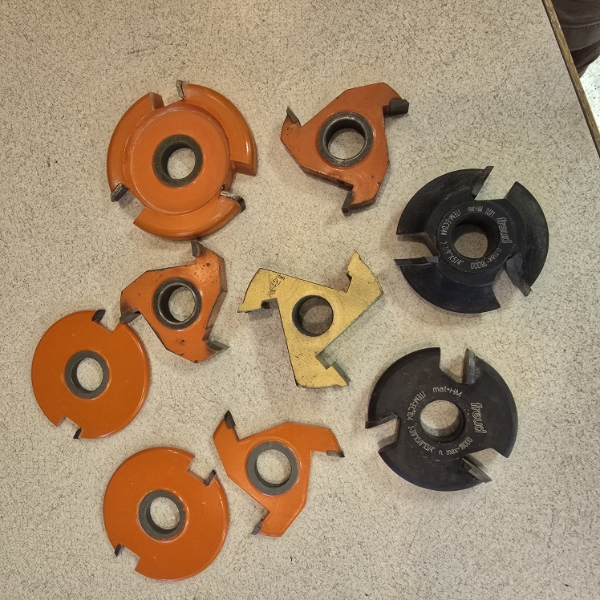 (1) Bead & Groove & (9) Flutes - Shaper Bits