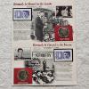 Image 1 : Two Commemorative Panels Honoring John F. Kennedy ft Uncirculated 67/68 Half-Dollar Coins  FV: $1.00