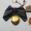 Image 2 : Lot of Various Vintage Gold-Filled Pieces: Bowtie "B" Pendant/Locket, Pins, Chains