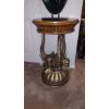 Image 1 : Very Unique Tall Elephant Carving Pedestal Table / Stand 32" Tall x 20" Daim... 