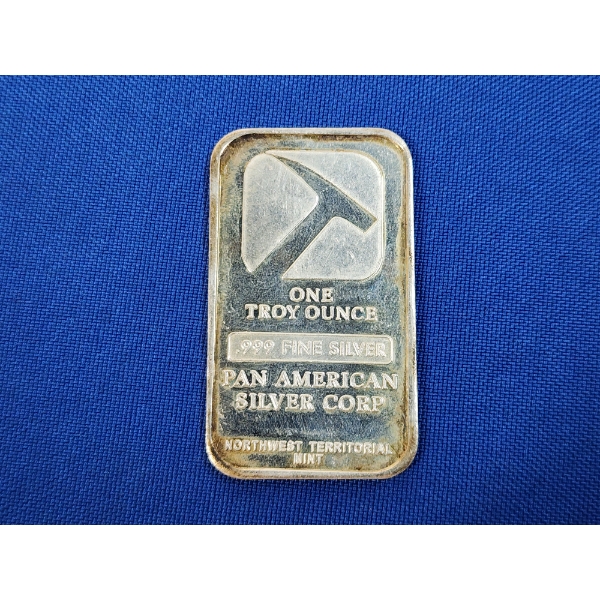 Northwest Territorial Mint Pan American 1 Troy Ounce .999 Fine Silver Bar