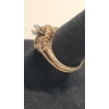Image 2 : Women's 14K Yellow Gold 6-prong Cluster Estate Ring - Size 6.5 - Weight: 3.9g