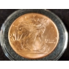 Image 8 : Lot of Two .999 Fine Copper AVDP Ounces in Cases - Walking Liberty Half & 1909-S VDB Penny DESIGNS!