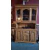 Image 1 : Louisville Home Pickup - Fantastic Maple Wood Hutch / Curio Cabinet - 48" W x 76" Tall -Perfect Cond