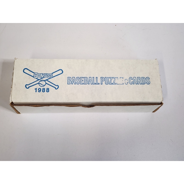 Huge Lot of 1987-88 Donruss/Leaf Baseball Puzzle & Cards: Includes 12 Sealed Packs