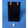 Image 1 : 14K Gold Pendant With White Stone & 14K Gold Earrings With Red Stones - Total Weight: 2.1g