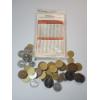 Image 1 : Assortment of Foreign France Coins & Guidance Conversion Chart