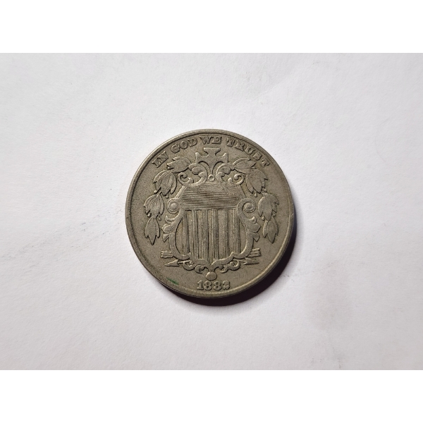 1882 United States Shield Nickel In Great Condition ~ OVER 130 YEAR OLD COIN!