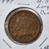 Image 2 : United States 1849 Braided Hair Large Cent
