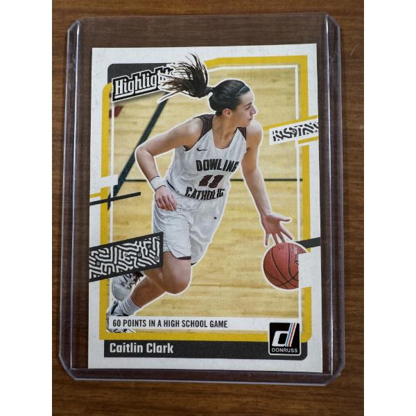 2024 Caitlin Clark Panini ROOKIE Basketball Card - Mint Condition In Protective Holder - Exceptional