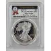 Image 1 : 2017 PCGS PR70DCAM FINE. 999 SILVER AMERICAN EAGLE - FIRST DAY OF ISSUE 