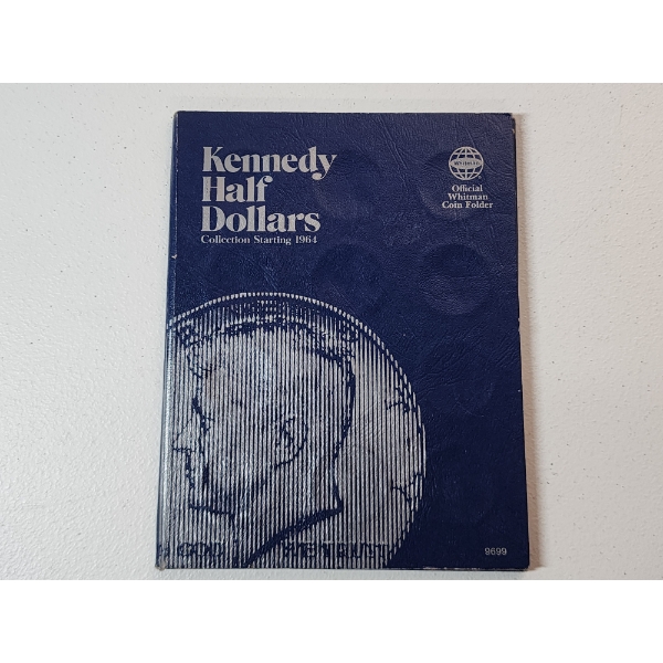 Kennedy Half Dollar Collection Book Including Years 1971-1980 FV: $6.00