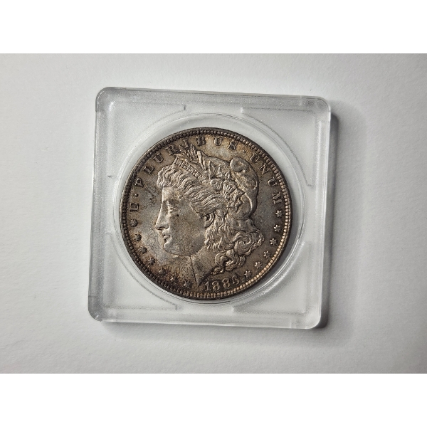 1883 United States Morgan 90% Silver Dollar in Protective Case ~ Excellent Coin For Any Collector