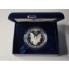 Image 3 : 2001-W United States Mint American Eagle One Troy Ounce .999 Fine Silver PROOF Coin~ West Point Mint