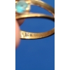 Image 6 : 10K Gold Ring With Multi-Colored Stones - Size: 8 - Weight: 2.9g