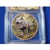 Image 2 : 1 oz .999 Fine Copper Colorized UHR T-Rex Round - ICG MS 70 
1 of 5000