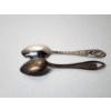 Image 3 : x2 Sterling Silver Souvenir Spoons: Detroit Michigan & Movieland Wax Museum TW: 19.9g