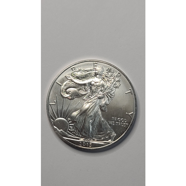 United States 2015 One Troy Ounce .999 Fine Silver American Eagle