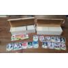 Image 1 : Assorted Lot Of 1991 Leaf Series 1 And Series 2 Baseball Trading Cards & Puzzle Pieces