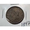 Image 2 : United States 1842 Braided Hair Large Cent