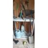 Image 1 : Large Group Of Yard Tools As Shown & Storage Rack - All Items In Photos
