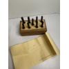 Image 1 : Old Steel alphabet stamp set in its original wooden box - Millers Falls Tools