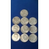 Image 1 : (10) 1964 Silver Kennedy Half Dollars - Face Value: $5.00