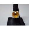 Image 2 : Exceptional 14K Yellow Gold Ring with Large Citrine Stone - Total Weight: 6.1g