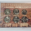 Image 2 : Colonial America Coin Collection Set: Including 90% SILVER Franklin Half Dollar