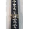 Image 6 : Women's 14K Yellow Gold Wedding Band With Starburst Designs - Size: 7.5g - Weight: 7.2g 