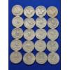 Image 8 : x25 Assorted Years 90% Silver Washington and Standing Liberty Quarters FV: $5.00