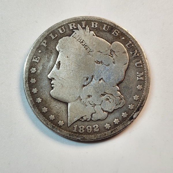 1892-O Morgan Silver Dollar - 90% Silver United States Coin 