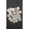 Image 1 : Assorted Years/Mint Marks 90% Silver Washington Quarters - Face Value: $10.00