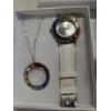 Image 2 : Gorgeous Strada Genoa Set Including Rainbow Colored Stone Watch And 24'' Necklace With Matching Pend