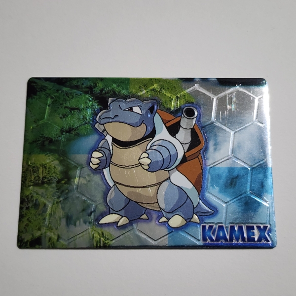 Vintage 1999 Japanese Meiji Promo Blastoise Pokemon Trading Card ~ RARE Promotional Trading Card 