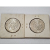 Image 2 : Two 1964 90% Silver Kennedy Half Dollars 
