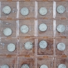 Image 3 : $4.00 Face Value in Assorted 90% Silver United States Washington Head Quarters in Binder Page