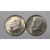 Image 1 : (2) 1964 United States 90% Silver Kennedy Half Dollars- AU Condition - Face Value: $1.00