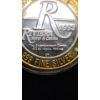 Image 4 : 1993 Riviera Casino Las Vegas, Nevada La Cage $10 Strike Token With .999 Silver Center