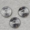 Image 3 : Brilliant Uncirculated 2024-P Jefferson Monticello Nickel Coins in Plastic Tube FV: $2.00