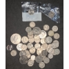 Image 1 : Lot Of Assorted U.S Coins Including Some 35% Silver Wartime Jefferson Nickels - Face Value: $7.70