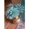 Image 3 : 24" X 12" Brass Vase & Artificial Aloe Plant - See Pics