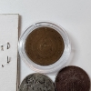 Image 7 : Lot of Older U.S. Coins: 1851 Braided Hair Large Cent, 1865 2 Cent, & (2) Sheild Nickels