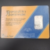 Image 2 : Father's Day 15 Gram .999 Fine Silver Bar & (3) 22K Gold States of the Union Stamps