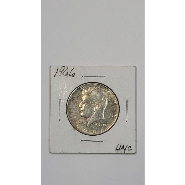 United States 1966 Kennedy 40% Silver Half Dollar